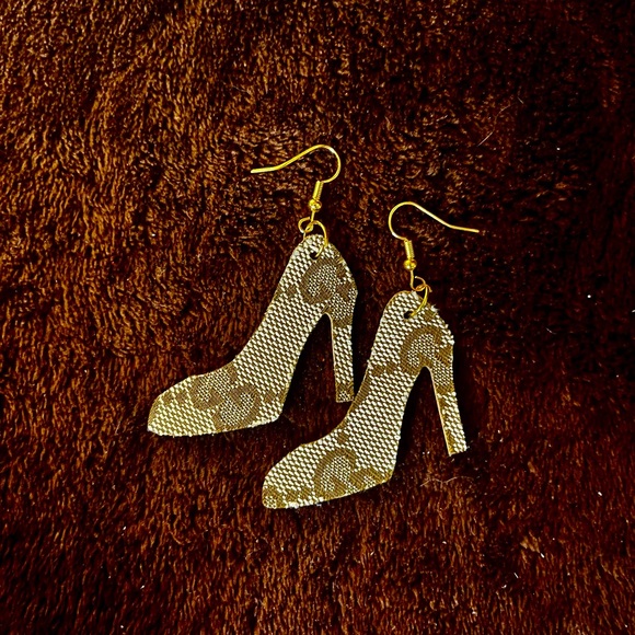 Custom Leather Lux & Designer Earrings- Dooney, Coach, Kate, LV, GUCCI, MK - Picture 4 of 15